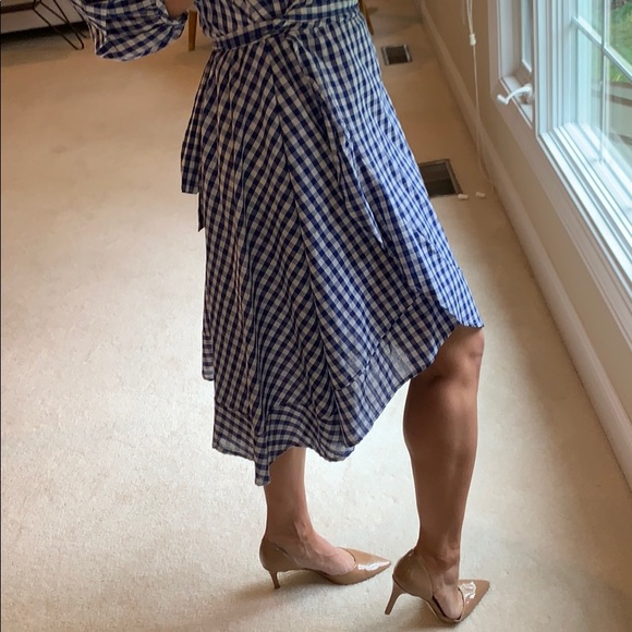 Navashe checkered wrap dress worn once! - Picture 4 of 6